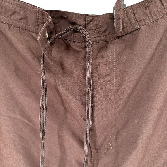 Chadwicks Bermuda Swim Shorts Womens Size 18 Brown Long Polyester Drawstring - Picture 2 of 7